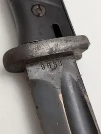 Tysk K98 Bajonet med metalskede Nummerens 