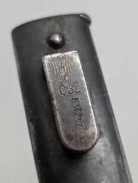 Tjekkoslovakisk VZ-24 Bajonet med Skede - CSZ Stemplet