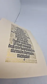 Tysk propaganda plakat , original 