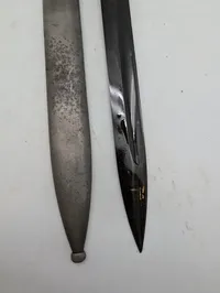 Tysk Mauser K98 Bajonet med Metalskede, nummerens