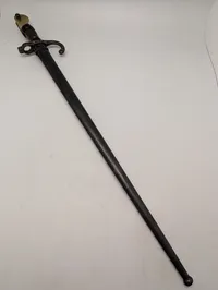 Fransk M1874 Gras Bajonet med skede, St. Etienne 1879