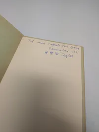 Hans Edvard Teglers, Ruderne knustes i vort drivhus, Signed First Edition 1951