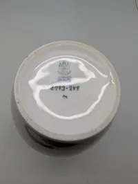 Bing & Grøndahl porcelænsvase med landskabsmotiv