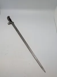 Dansk Model 1889 Krag-Jørgensen Bajonet med Enhedsmærkning