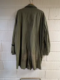 Tysk faldskærmsjæger Knochensack med Fallschirm-Jäger Rgt. ærmebånd repro størrelse ca. XXL 