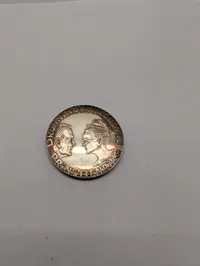Danmark 200 Kroner 1992 Sølvmønt, Margrethe II og Prins Henrik Sølvbryllup