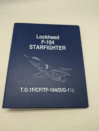 Lockheed F-104 Starfighter Teknisk Manual T.O.1F/CF/TF-104/D/G-1½
