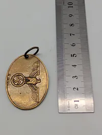 WWII German Gestapo Warrant Disc Replica