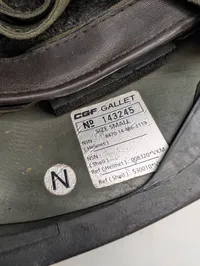 CGF Gallet Militærhjelm med Camouflageovertræk M84