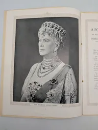 Officielt Souvenirprogram for Kong George VI og Dronning Elizabeths Kroning