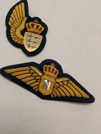 Danske Flyvevåben Broderede Vingemærker, Besætning og Navigatør