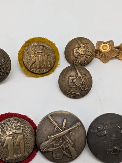 Samling Danske knapper, flere gode imellem 