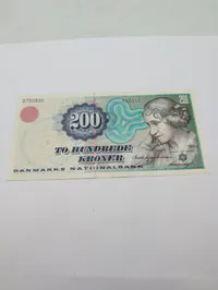 Danmark 200 Kroner Seddel, Serie 1997, Johanne Luise Heiberg