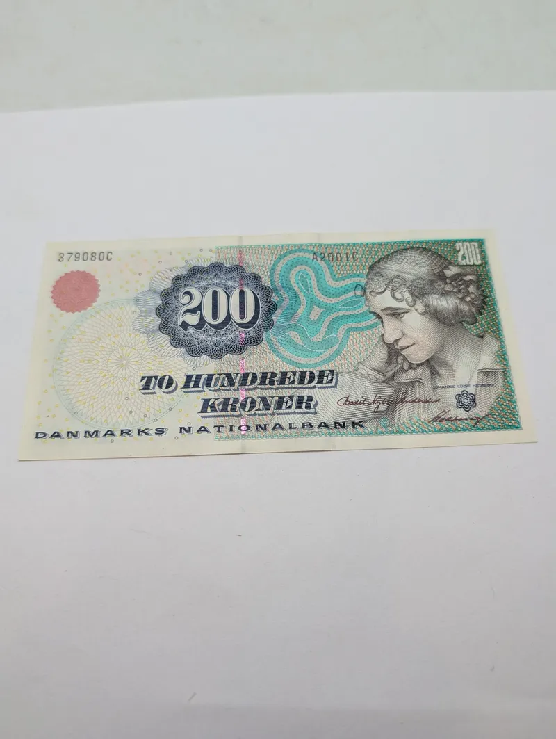 Danmark 200 Kroner Seddel, Serie 1997, Johanne Luise Heiberg