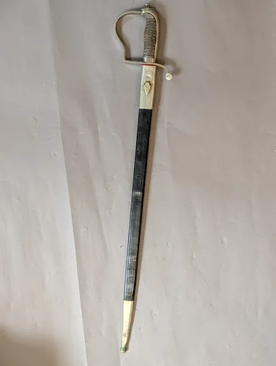 Dansk M/1910 Officersabel for Fodfolket med Skede