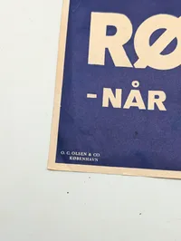 Thunøe-57, Dansk Røde Kors plakat, "Når katastrofen rammer"