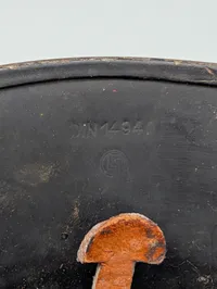 Tysk M34 Luftschutz-hjelm med indvendige markeringer