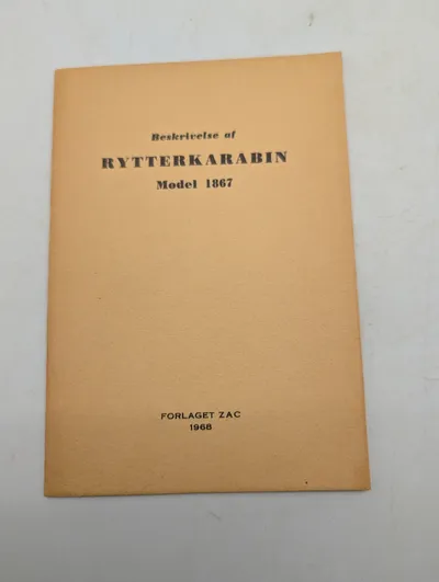 Beskrivelse af Rytterkarabin Model 1867, Forlaget Zac 1968