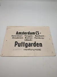 DB Skandinavien-Holland-Expressskilt, København - Amsterdam CS