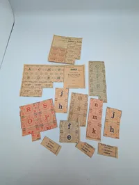 Samling af danske rationeringsmærker og kort, 1940-1953