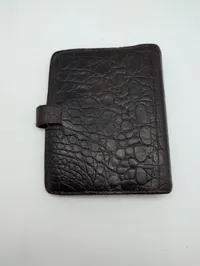 Mulberry Company Vintage Læder-Organizer i Krokodillepræget Design