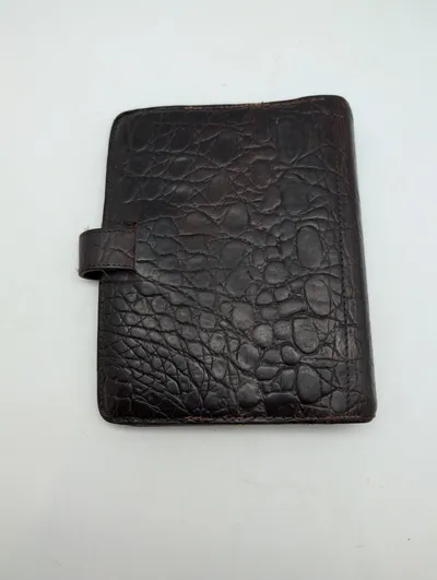 Mulberry Company Vintage Læder-Organizer i Krokodillepræget Design