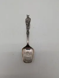 Th. Marthinsen Viking Souvenir Ske i Sølvplet