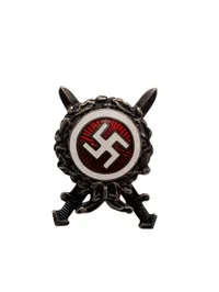 Ekstremt Sjældent Dansk D.N.A.S.A.P Æresemblem for frontkæmpere  WW2, originalt 