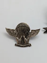Israelske IDF militære emblemer, faldskærmsvinger og infanteri-pin