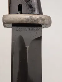 Tysk Mauser K98 Bajonet med Metalskede, nummerens