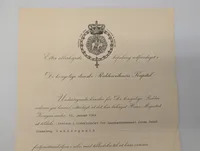 Dansk tildelingsbevis for Fortjenstmedaljen i sølv, 1964