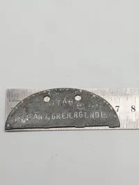 Tysk WWII SS-Panzergrenadier-Regiment 'Nederland' Erkennungsmarke, ORIGINALT 