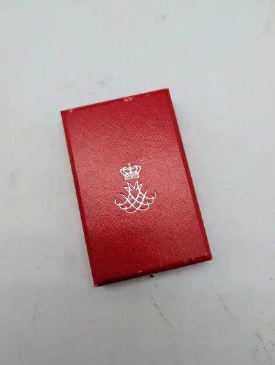 Dansk Kongelig Præsentationsæske med Monogram