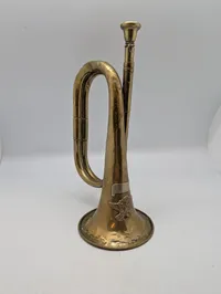 Originalt Hitler Jugend Horn Tysk WW2