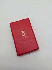 Dansk Kongelig Medaljeæske med Prins Henriks monogram 