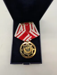 Samling af danske militære emblemer, knapper og distinktioner LG mm. 