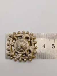 German Bronze Fibula Replica Brooch WHW WW2 