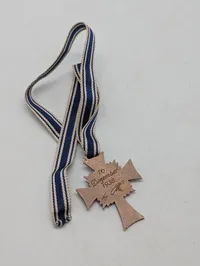 WWII German Cross of Honour of the German Mother in Bronze