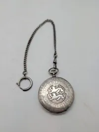 Danish Silver Pocket Watch Den Sønderjydske Fond Commemorative
