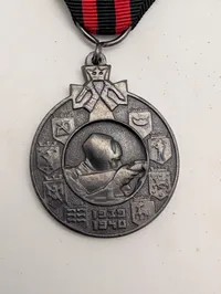 Finsk Vinterkrigsmedalje 1939-1940 med sværd på bånd