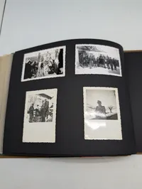 Tysk fotoalbum med portrætter af soldater fra 2. verdenskrig