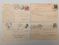 Set of Four Early 20th Century European Postcards