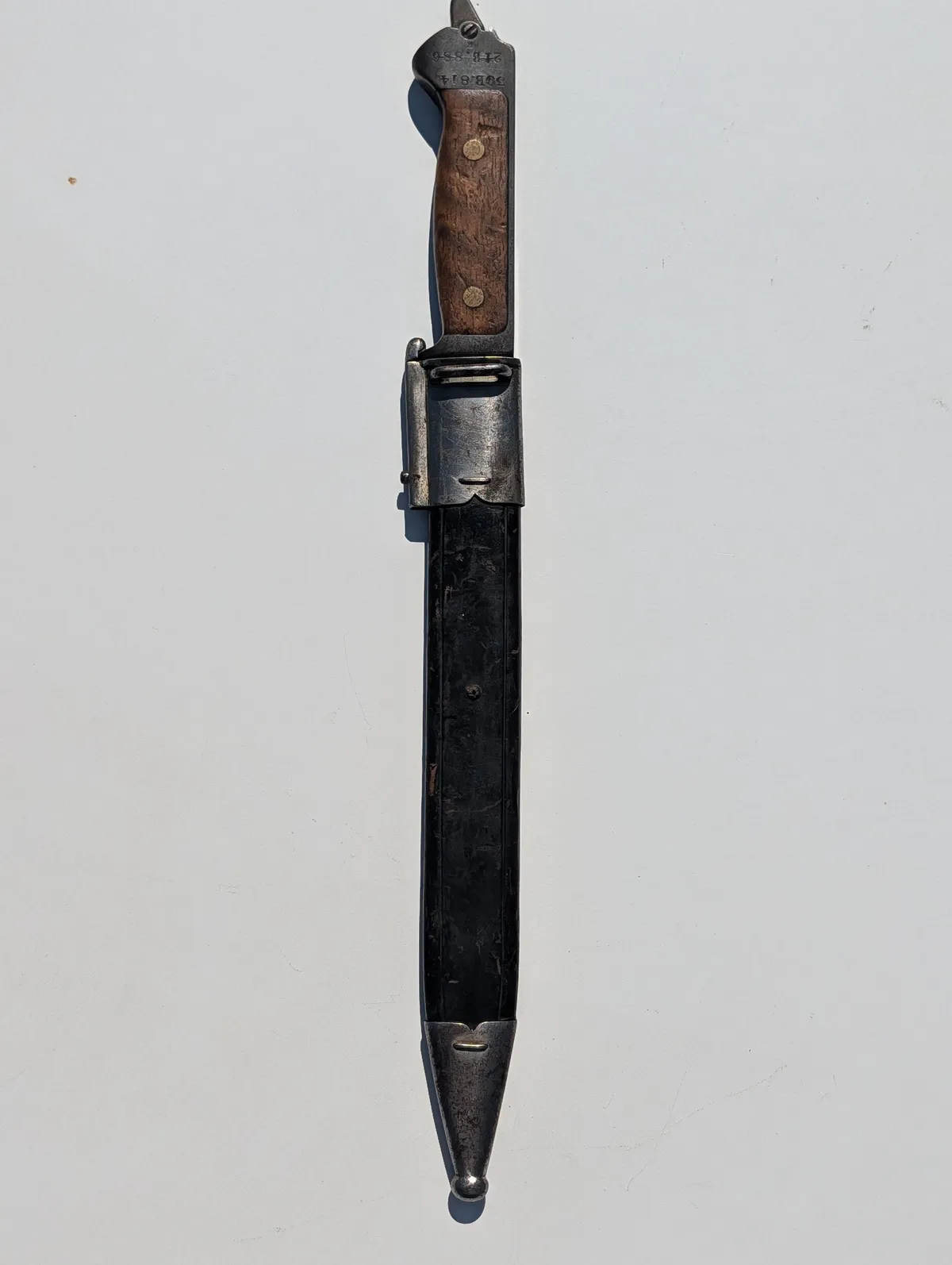 Dansk M/1889 Krag-Jørgensen bajonet, HVV KØBHVN
