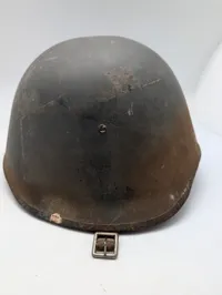 Danish M23 Steel Helmet with Leather Liner and Chinstrap