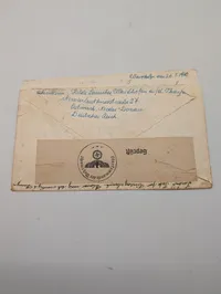 Tysk censureret brev fra 1940 sendt til Ellen Torp i Danmark