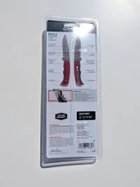 Coast FX412 Frame Lock Foldekniv med Træskaft