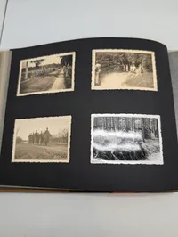 Tysk fotoalbum med portrætter af soldater fra 2. verdenskrig