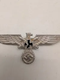Tysk WWII Veteranforbund (Kyffhäuserbund) kasketemblem