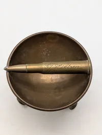 Dansk Skyttegravskunst Askebæger af Messingpatroner, 1935