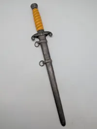 Paul Weyersberg & Co. Solingen German Army Officer's Dagger with Scabbard Afnazificeret 